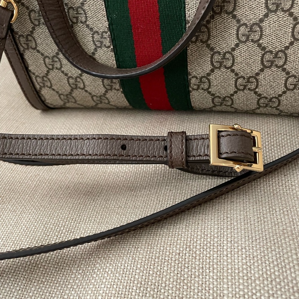 Gucci Ophidia Satchel with Signature Web Stripe - Picture 6 of 12